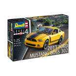 KIT PARA MONTAR REVELL FORD MUSTANG BOSS 302 2013 1/25 128 PEÇAS REV 07652